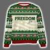 Freedom Charlie Kirk Signature Ugly Christmas Sweater 3