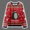Funny Frog Lights Everything Is Fine Ugly Christmas Sweater 2