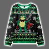 Funny Frog Warrior Ugly Christmas Sweater 2