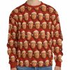 Funny Trump Santa Face Ugly Christmas Sweater 2