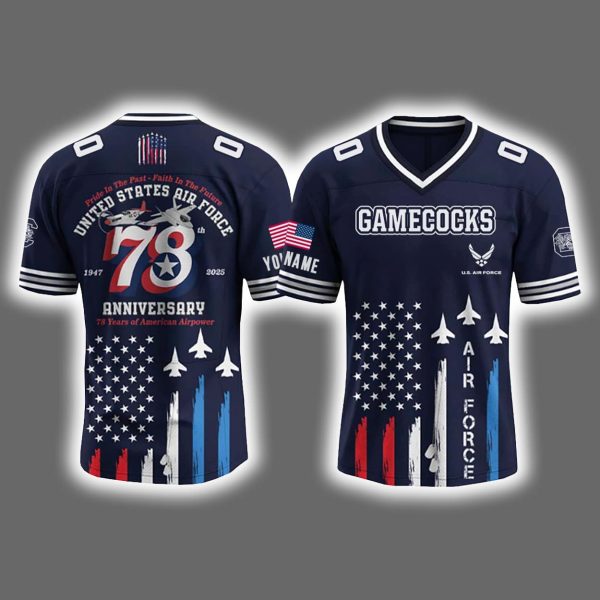 Gamecocks x U.S. Air Force Birthday 2025 Jersey