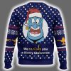 Genie Aladdin We Wish You A Merry Christmas Ugly Christmas Sweater 3