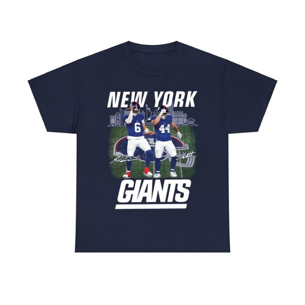 Giants Jaxson Dart Cam Skattebo Skattebros Shirt