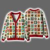 Gingerbread And Joy Christmas Cardigan