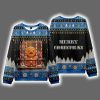 Gingerbread Man Is Watching You In Prison Ugly Christmas Sweater