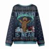 Gingerbread Man The End is Near Ugly Christmas Sweater1