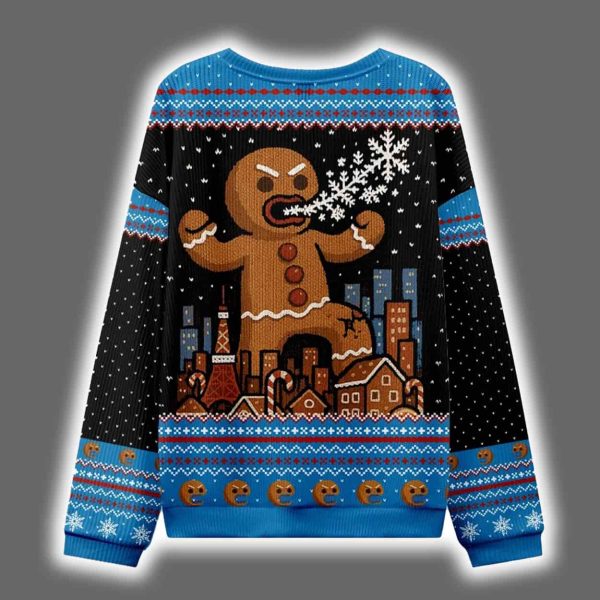 Gingerbread Monster Christmas Ugly Sweatter 3