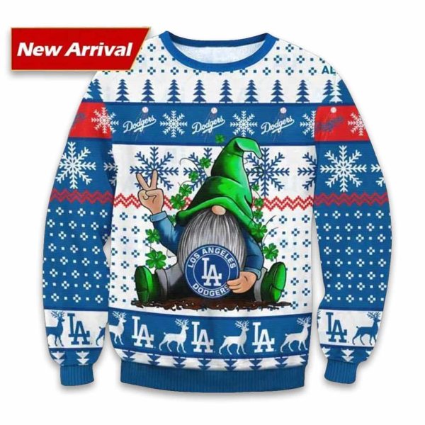 Gnome Dodgers Ugly Christmas Sweater