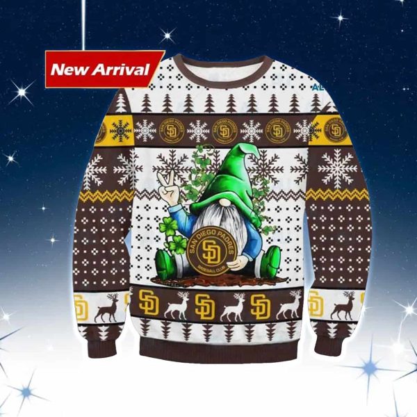 Gnome Padres Ugly Christmas Sweater