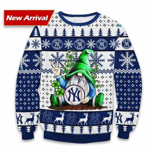 Gnome Yankees Ugly Christmas Sweater
