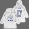 Go Bills Josh Allen 17 Rivalries Cold Front Blanket Hoodie