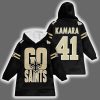 Go Saints Kamara 41 Unisex Blanket Hoodie