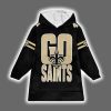 Go Saints Kamara 41 Unisex Blanket Hoodie 2