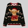 Goat In Festive Outfit Ugly Christmas Sweater