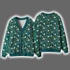Goose And Plants Christmas Cardigan