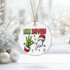 Grnch And Santa Hand Six Seven Meme Christmas Ornament 2