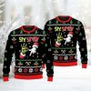 Grnch And Santa Hand Six Seven Ugly Christmas Sweater 2