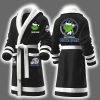 Grnch I Hate People But I Love My Cowboys Bathrobe 2