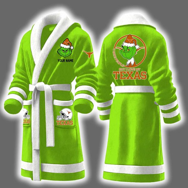 Grnch I Hate People But I Love My Texas Bathrobe 5