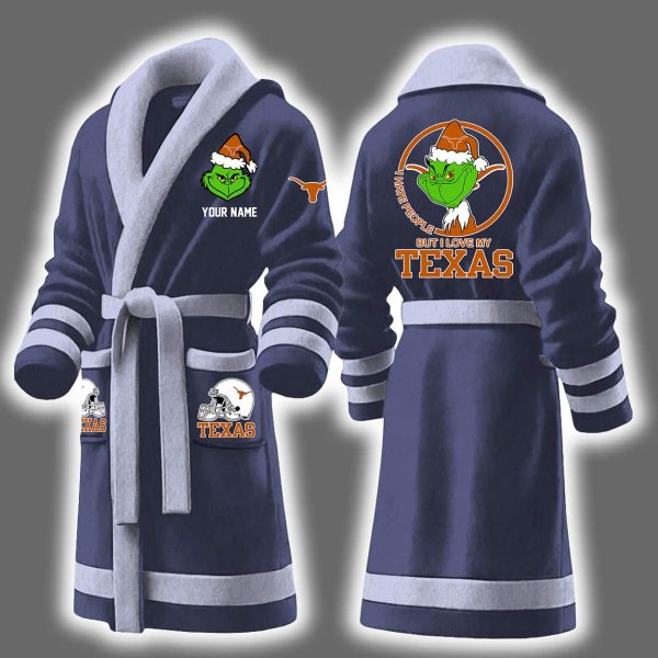 Grnch I Hate People But I Love My Texas Bathrobe 8