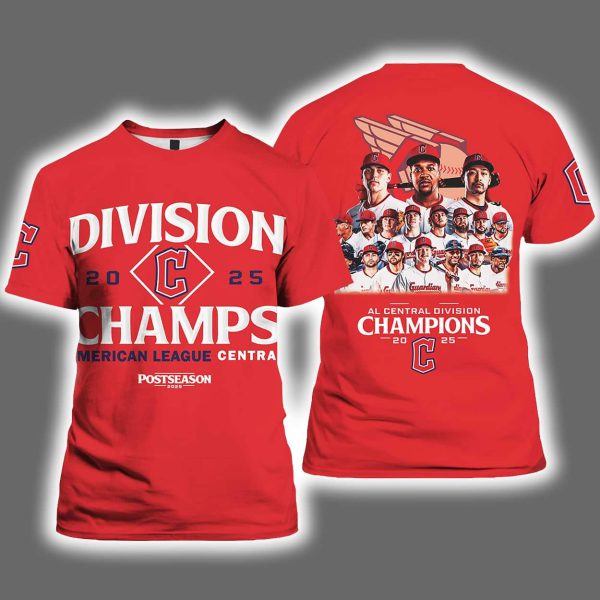 Guardians 2025 AL Central Division Champions Shirt