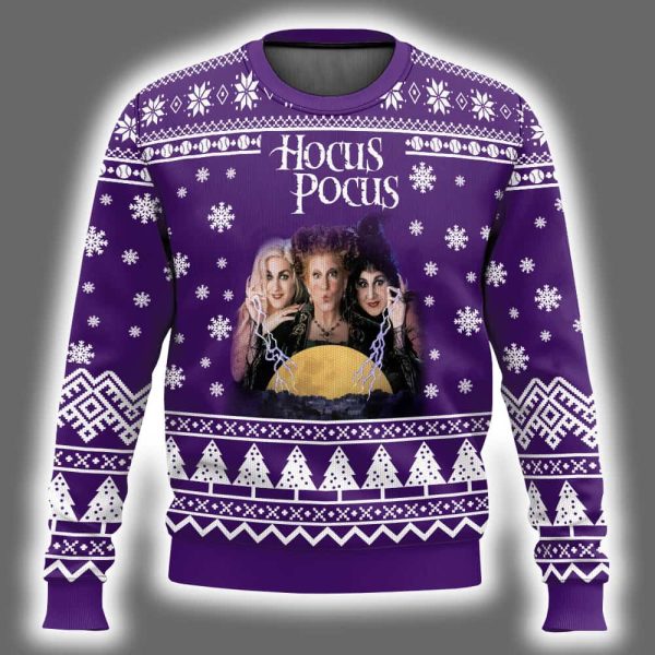 Halloween Hocus Pocus Ugly Christmas Sweater 2