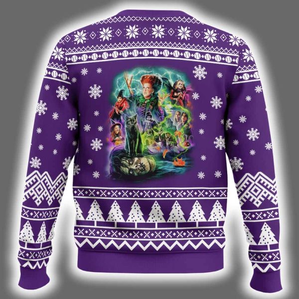 Halloween Hocus Pocus Ugly Christmas Sweater 3