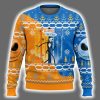 Halloween To Christmas Jack Skellington Ugly Christmas Sweater 2