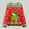 Hands Off Frog Ugly Christmas Sweater