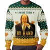 Hanson Scary Movie I Made Them By Hand Ugly Christmas Sweater 2