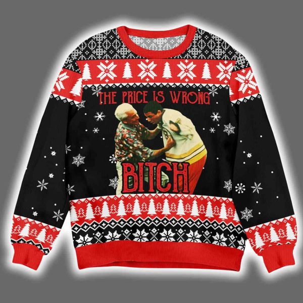 Happy Gilmore The Price Is Wrong Bitch Ugly Christmas Sweater