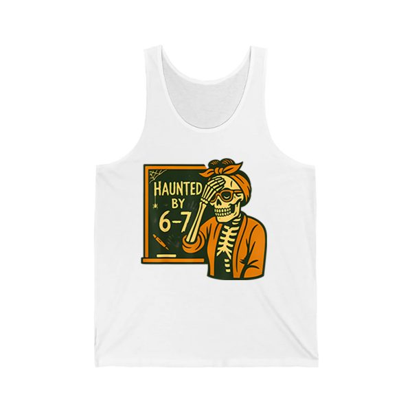 Haunted By 6 7 Funny Teacher Halloween Skeleton Meme Shirt 4
