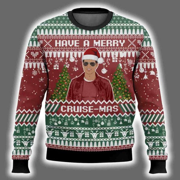 Have A Merry Cruise Mas Tom Cruise Ugly Christmas Sweater 2