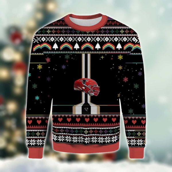 Helmets Falcons Ugly Christmas Sweater 2