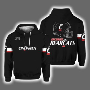 2025 Cincinnati Football Black Pullover Hoodie