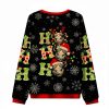 Ho Ho Ho With Festive Cows Ugly Christmas Sweater1