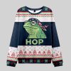 Hop Frog Resist Ugly Christmas Sweater