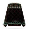 Horror Gingerbread Man Ugly Christmas Sweater1