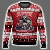 Horror Guys Slashin Through The Snow Ugly Christmas Sweater 2