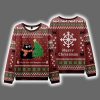 I Did It For The Naughty List Cat Ugly Christmas Sweater