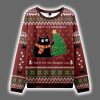 I Did It For The Naughty List Cat Ugly Christmas Sweater 2