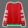 I Just Have To Let God Fix It Red Christian Ugly Christmas Sweater 4