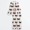 Its Fine Im Fine Everything Is Fine Christmas Cat Satin Pajama Set 3