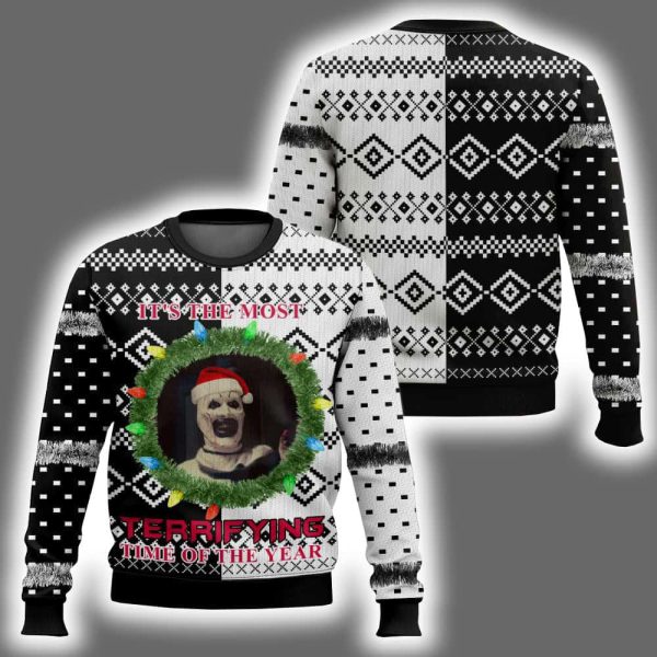 It's The Most Terrifying Time Of The Year Ugly Christmas Sweater