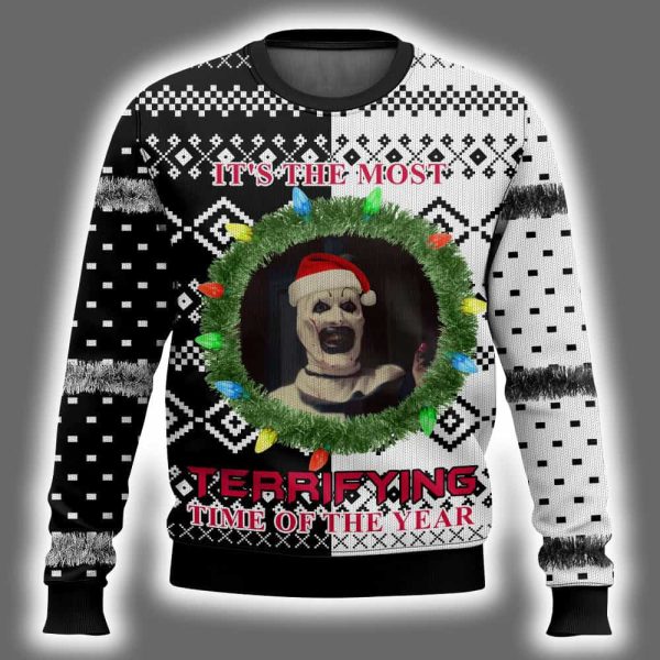 Its The Most Terrifying Time Of The Year Ugly Christmas Sweater 2
