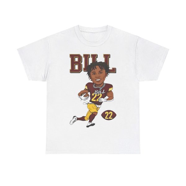 Jacory Croskey-Merritt 22 Commanders Bill Shirt
