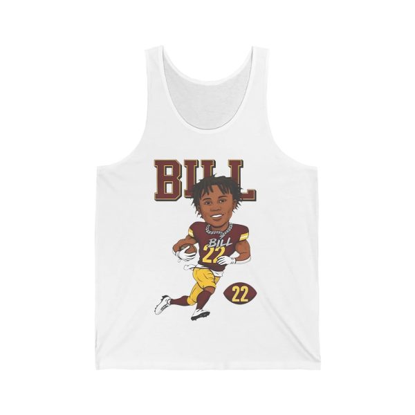 Jacory Croskey Merritt 22 Commanders Bill Shirt 4
