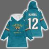 Jaguars Duuuval Fl Travis Hunter 12 Blanket Hoodie