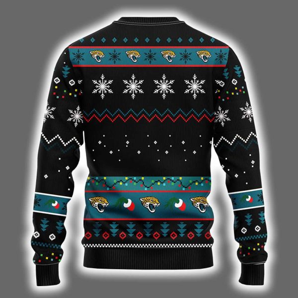 Jaguars Grnch Hand Ugly Christmas Sweater 3