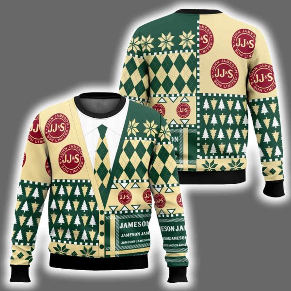 Jameson Suit And Tie Ugly Christmas Sweater